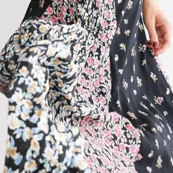 Free People Kaia Floral Maxi Skirt Boho Festival Size Medium - Picture 4 of 13